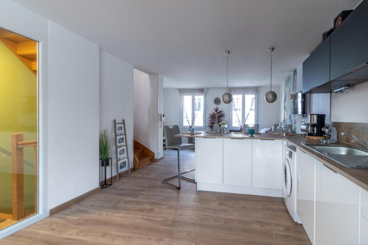 De Fil En Aiguille - Duplex Pour 4 A Calais Lägenhet Exteriör bild